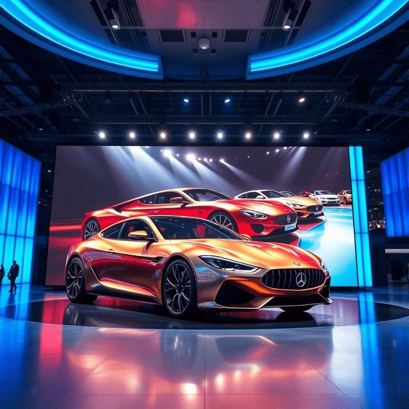 car show Rental Display Video Wall